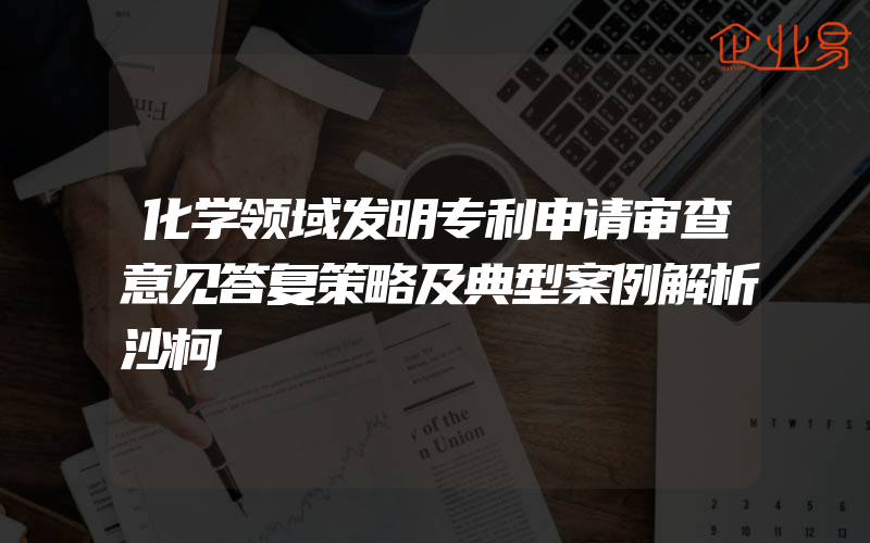 化学领域发明专利申请审查意见答复策略及典型案例解析沙柯