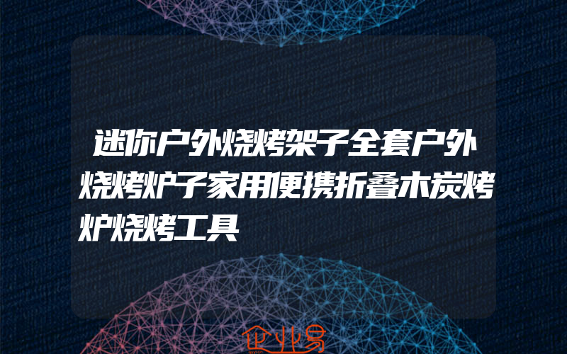 迷你户外烧烤架子全套户外烧烤炉子家用便携折叠木炭烤炉烧烤工具